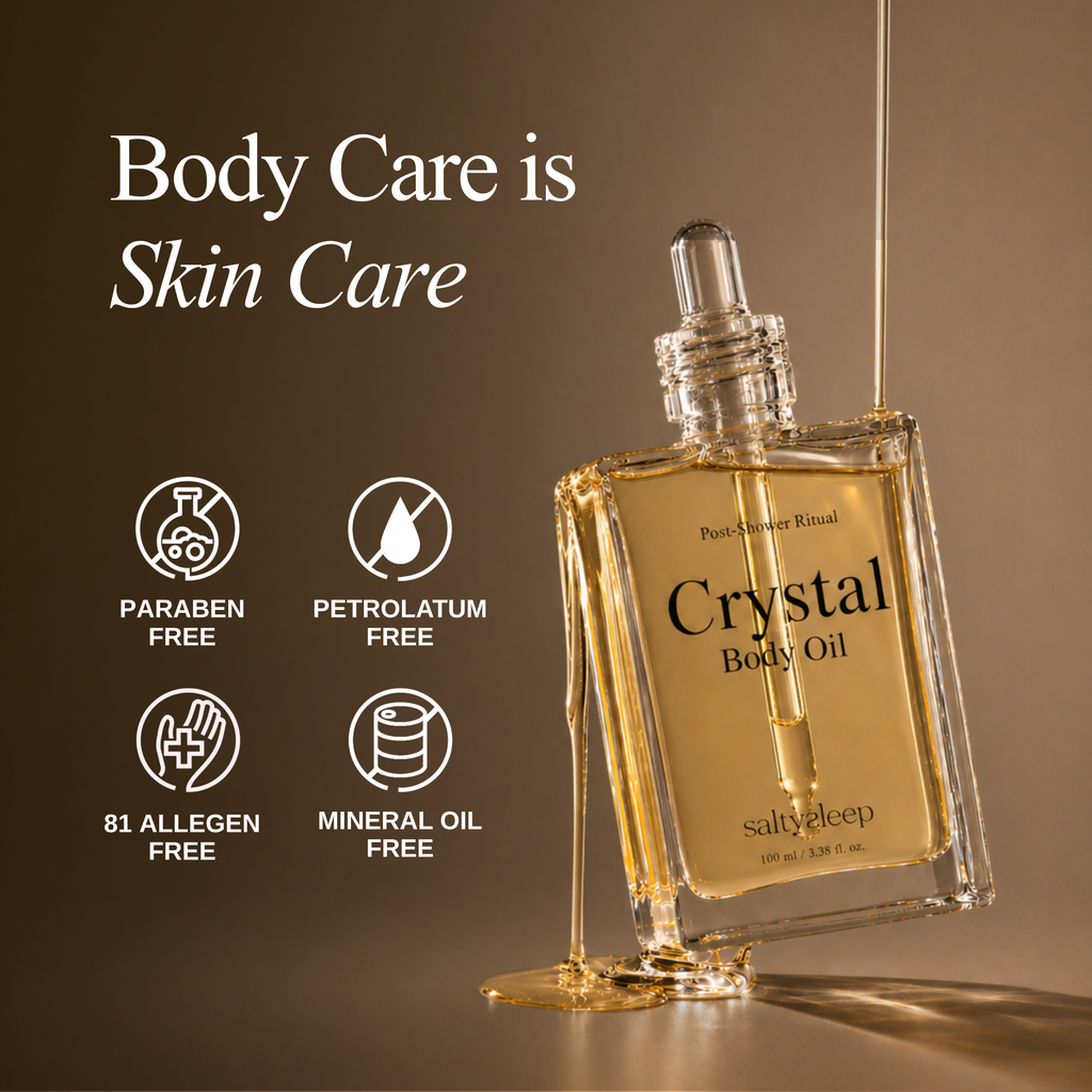 Vanilla Glow 100ml | Crystal Body Oil saltysleep
