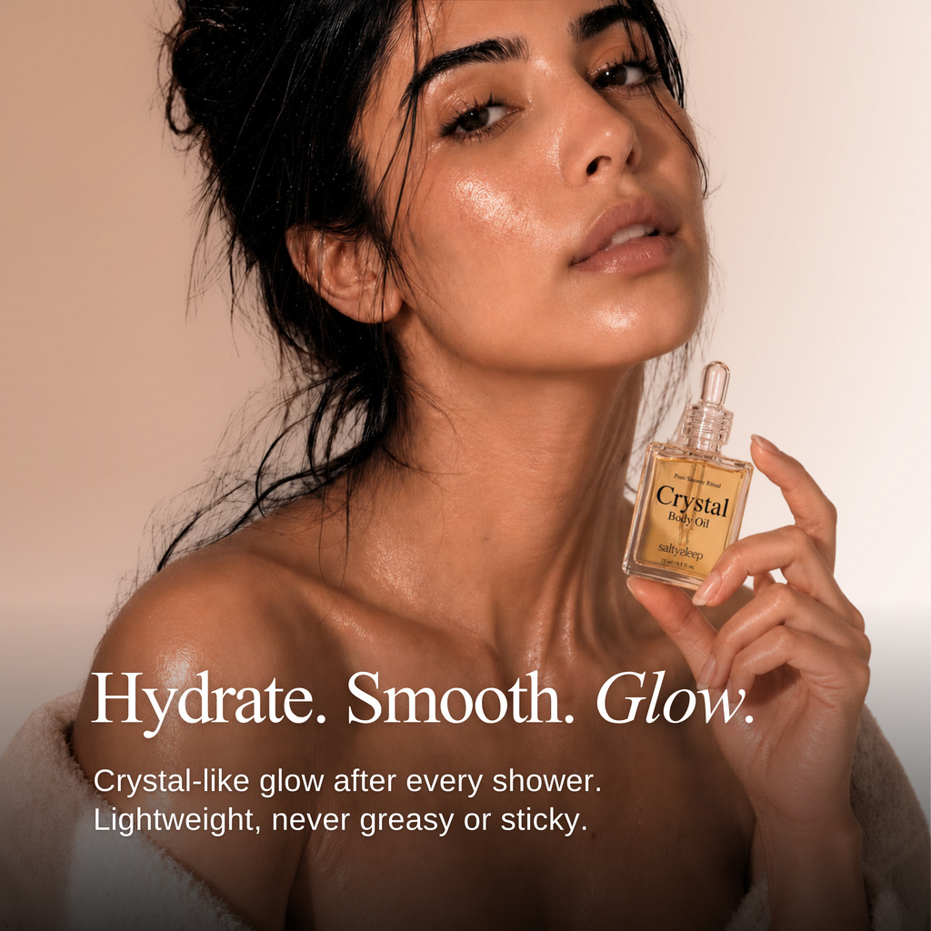 Vanilla Glow 15ml | Crystal Body Oil saltysleep