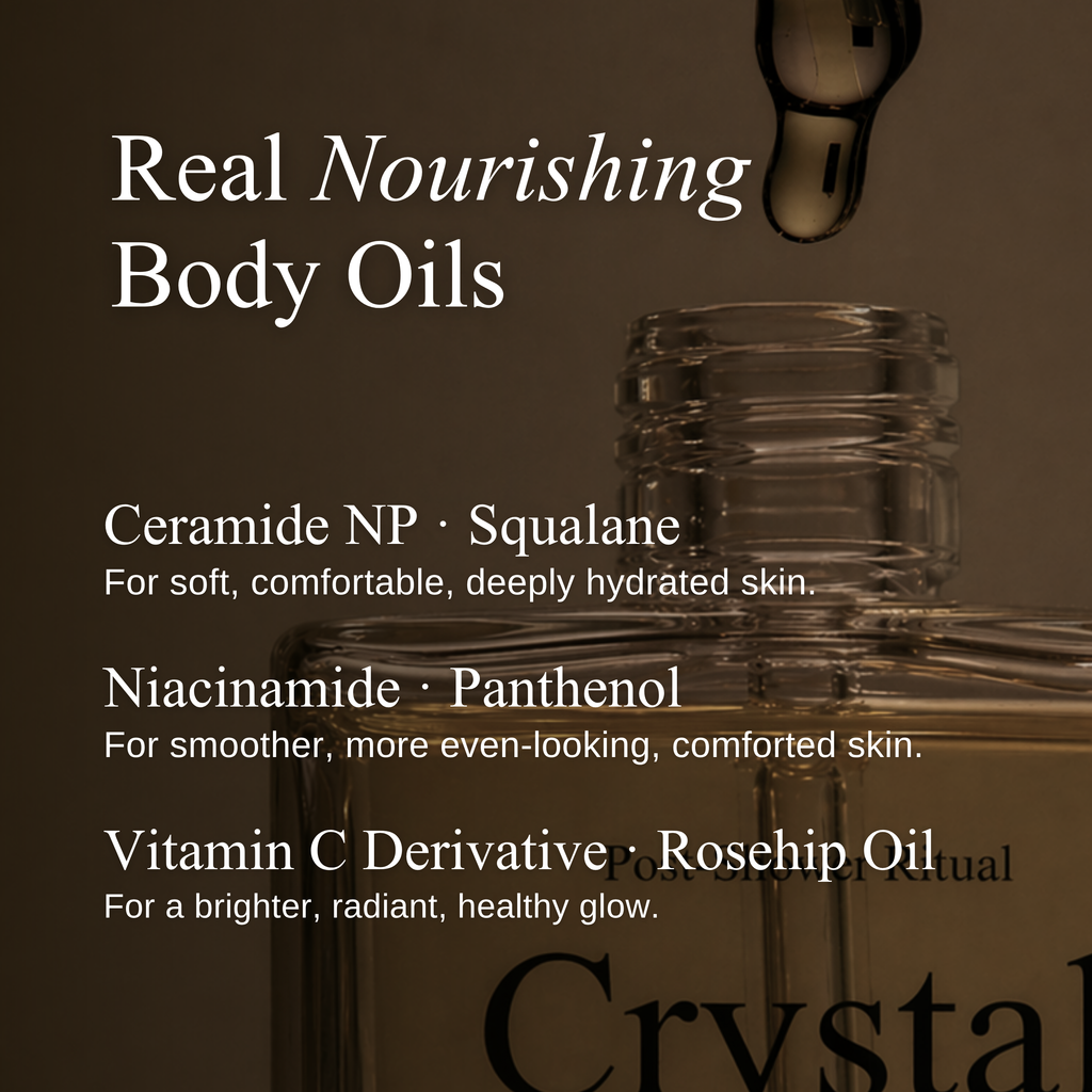 Vanilla Glow 15ml | Crystal Body Oil saltysleep