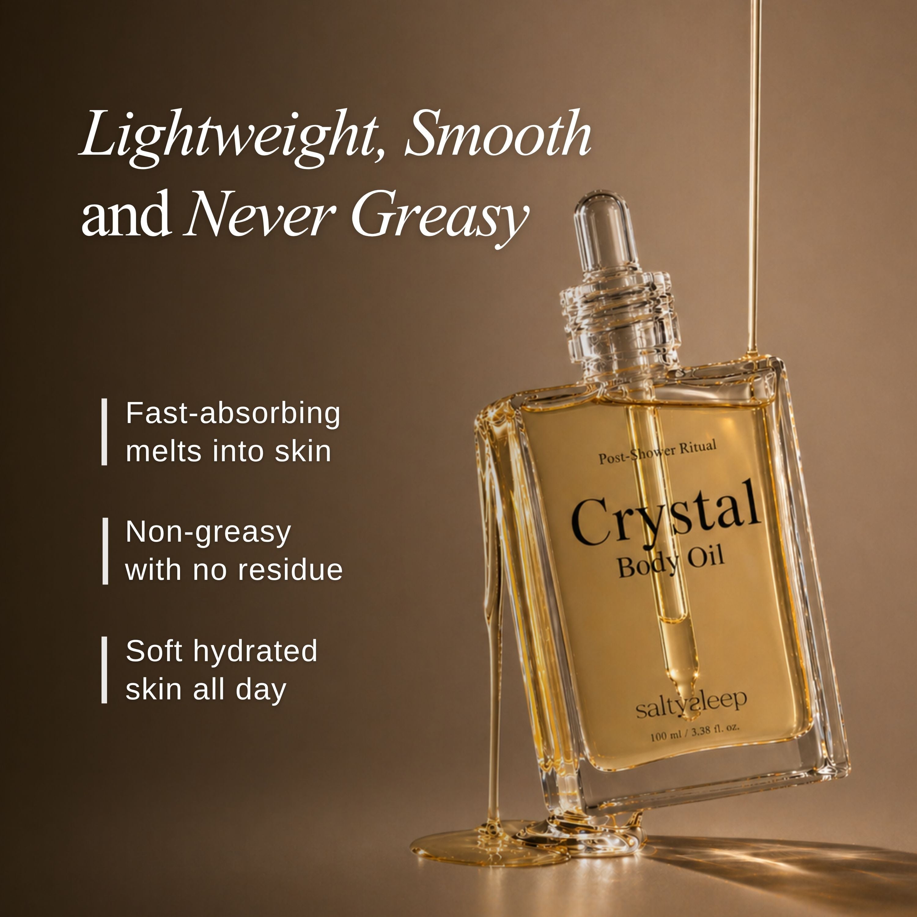 Crystal Body Oil Golden Glow