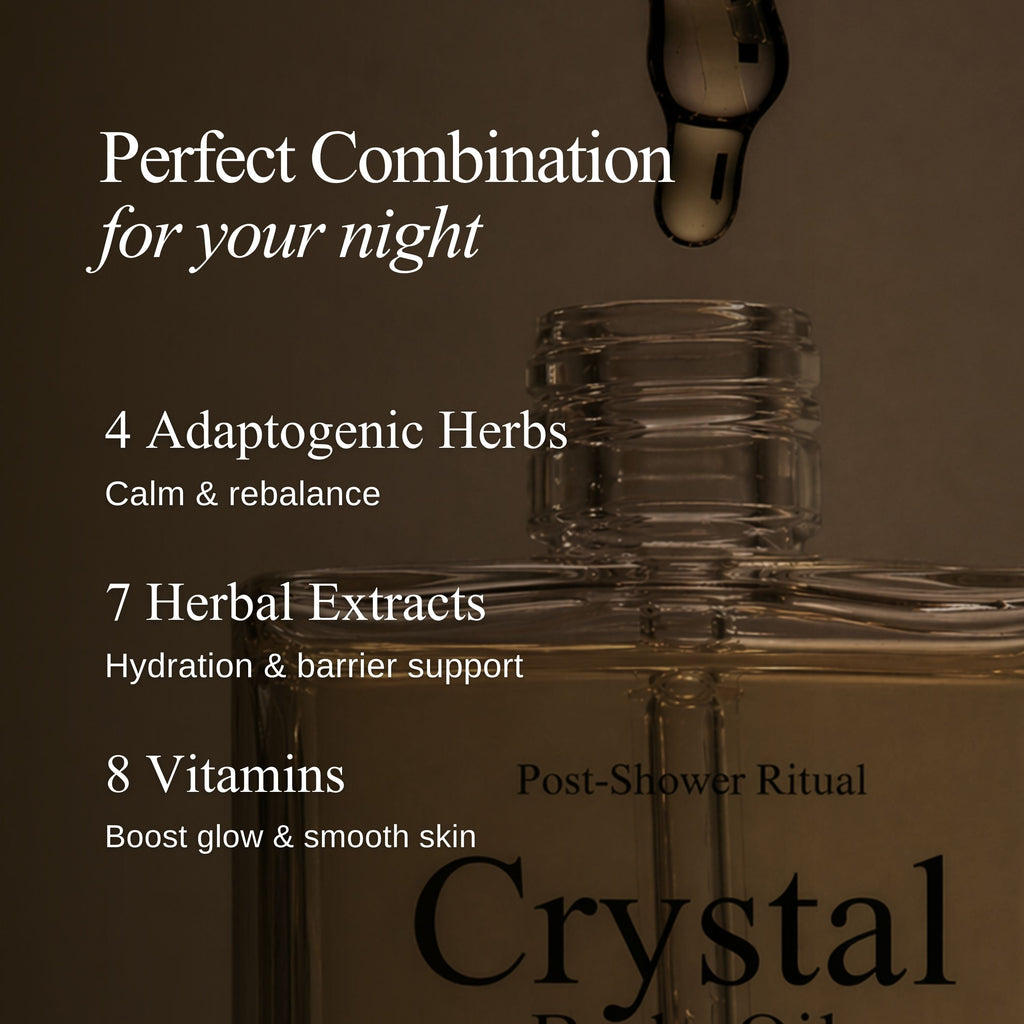 Crystal Body Oil Golden Glow saltysleep