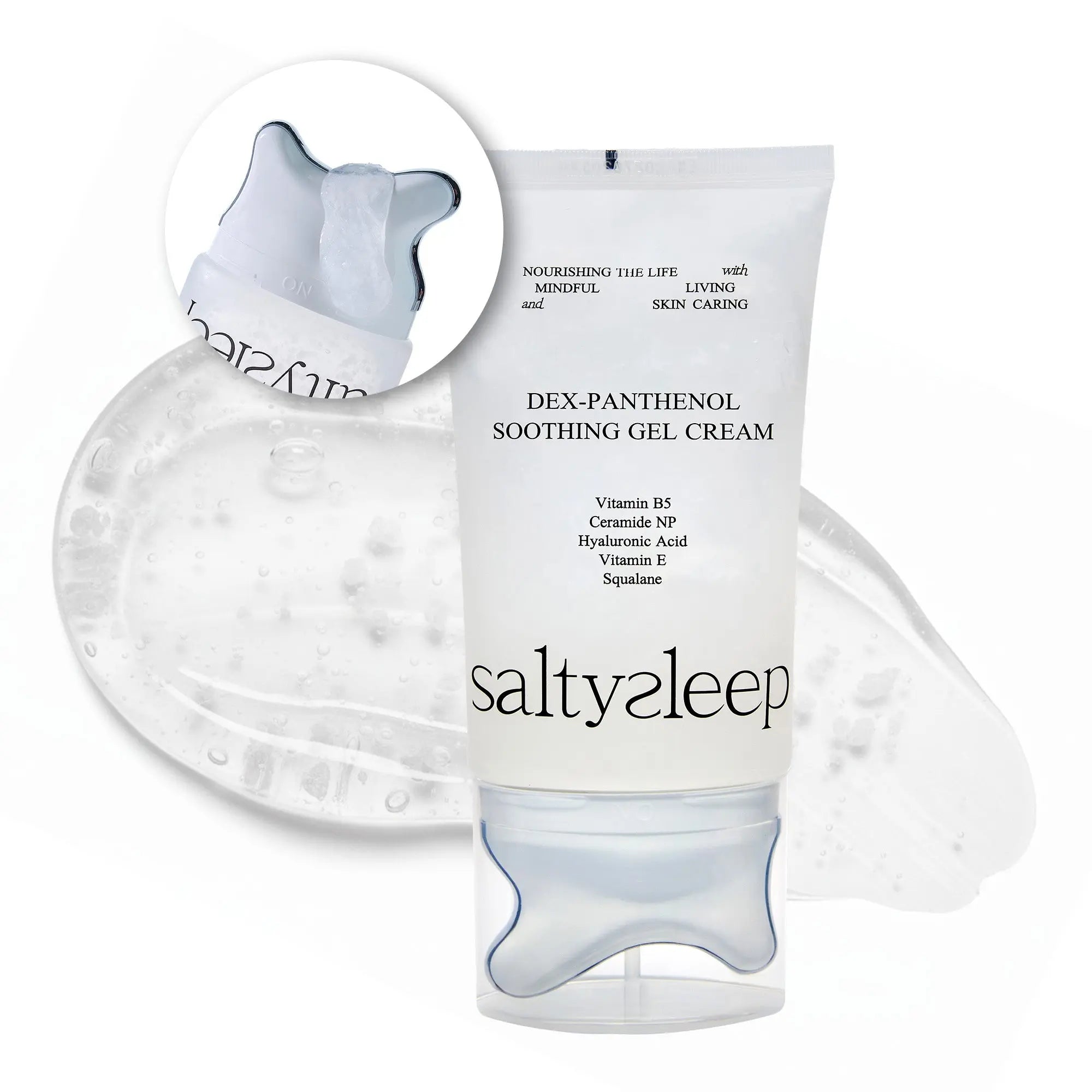 PLUS GEL フェイシャルエステ PGN-204 Dex-Panthenol Soothing Gel Cream with Guasha – saltysleep