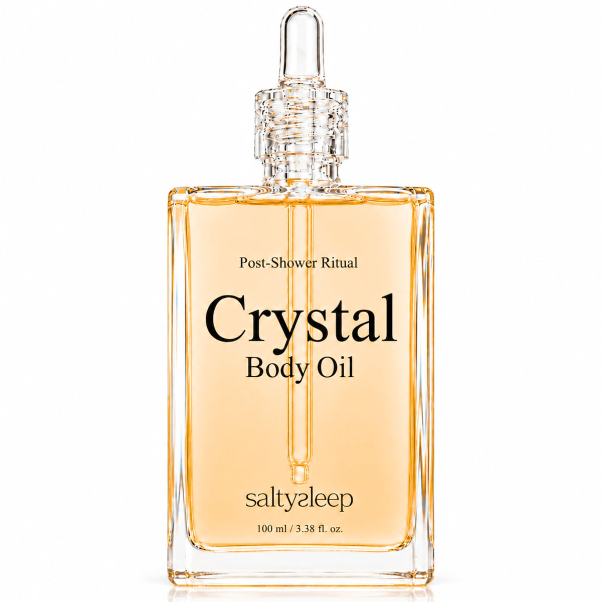 Crystal Body Oil Cashmere Amber (100ml / 3.38 fl oz) Saltysleep