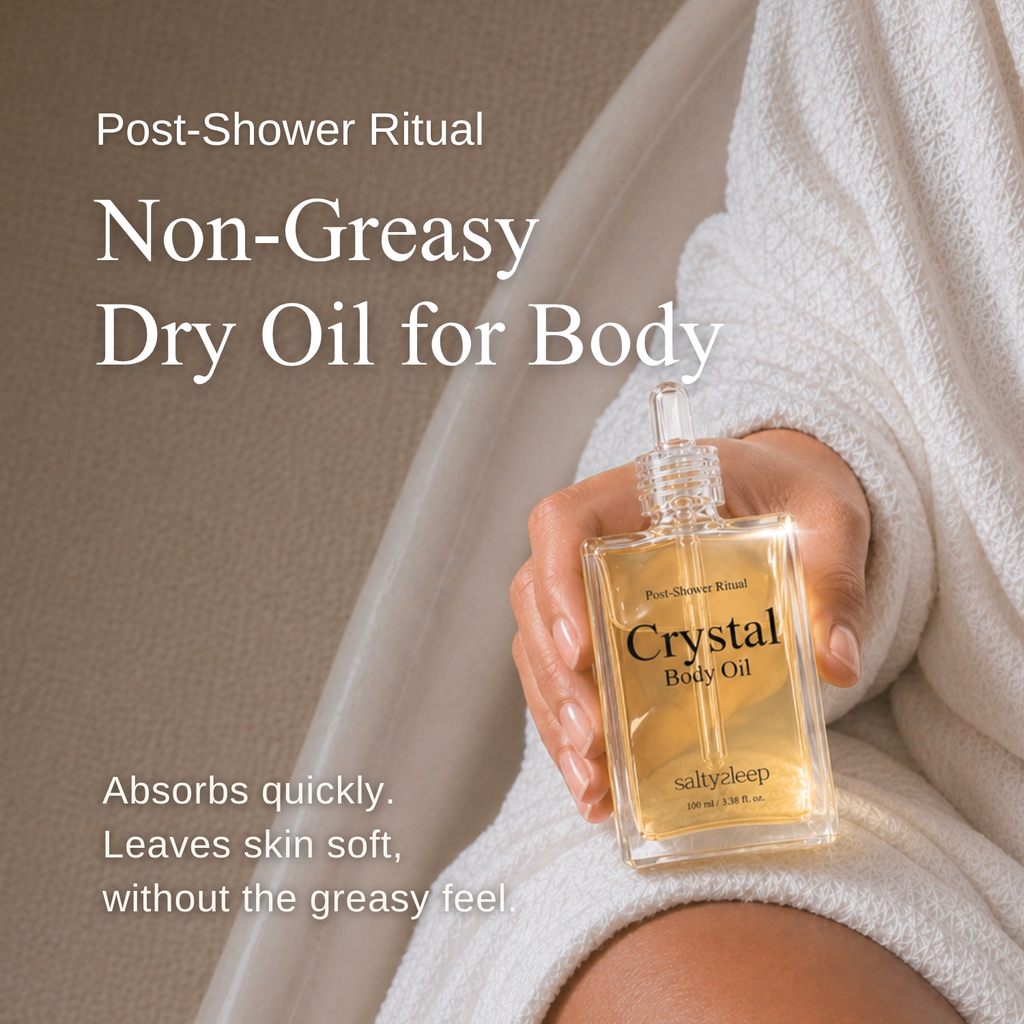 Crystal Body Oil Vanilla Glow (100ml / 3.38 fl oz) Saltysleep