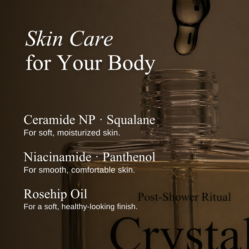 Crystal Body Oil Vanilla Glow (100ml / 3.38 fl oz) Saltysleep