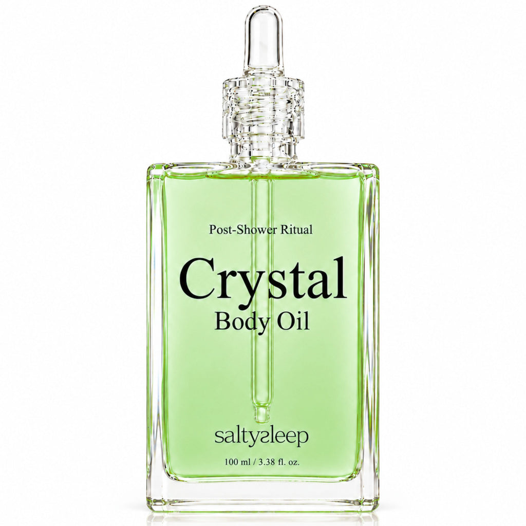 Crystal Body Oil Fresh Bergamot (100ml / 3.38 fl oz) saltysleep