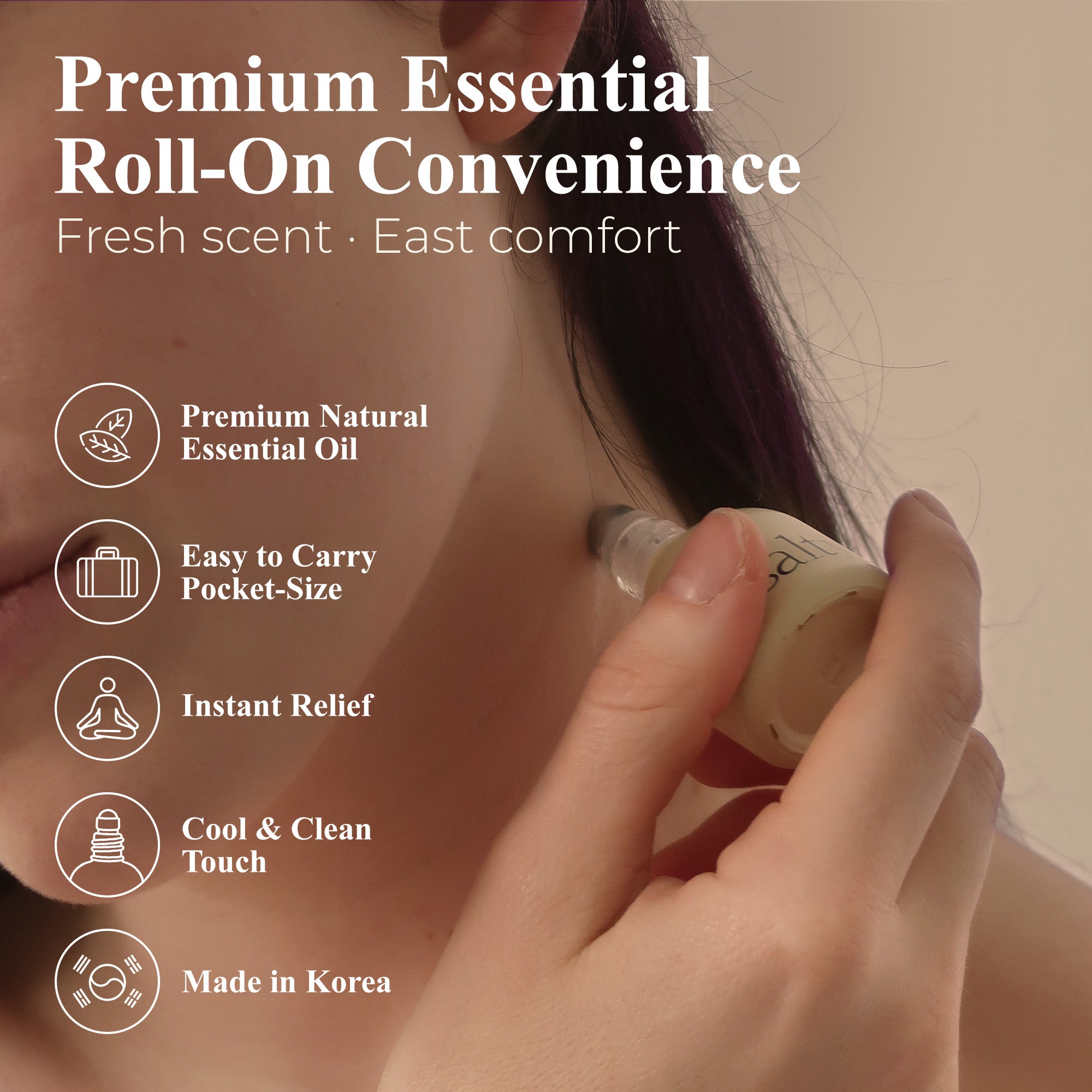 Migraine Duo | 2-Pack Peppermint Cooling Roll-Ons for Quick Relief