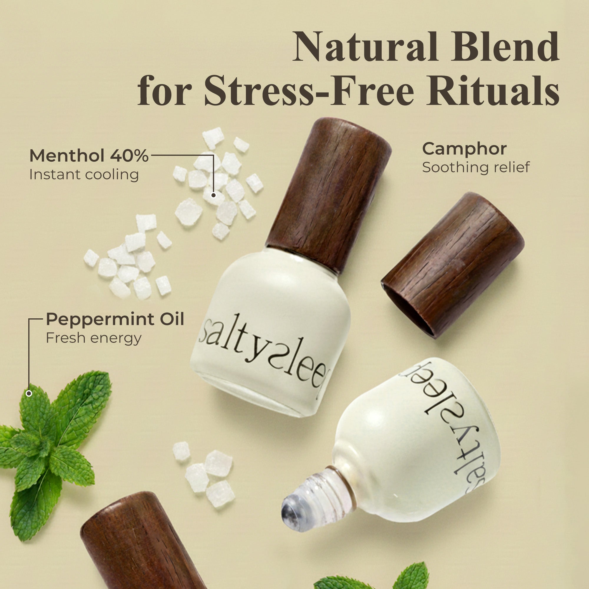 Migraine Duo | 2-Pack Peppermint Cooling Roll-Ons for Quick Relief